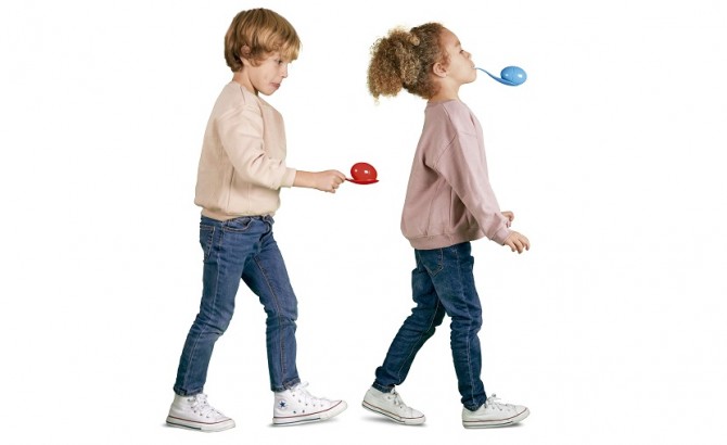 Gra wyścig Apli Kids - Jajko na łyżce